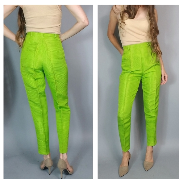 Vintage 80s 90s Yves Saint Laurent Pants xs s - Picture 5 of 11